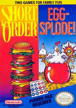 Short Order + Eggsplode! (USA) box art